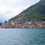 I viaggiatori sul battello verso Monteisola