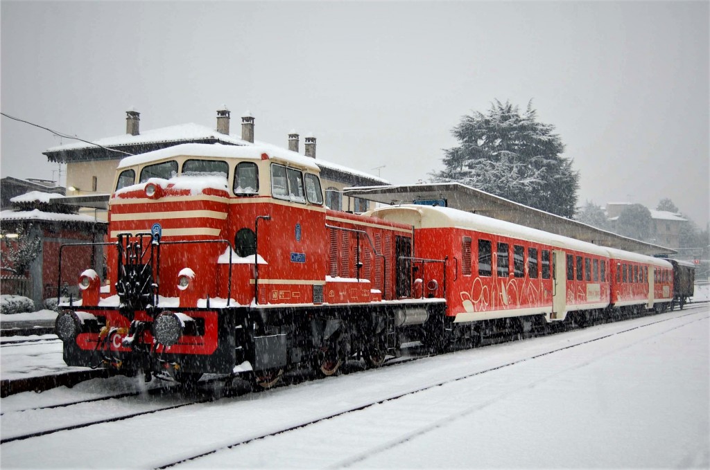 Il Treno dei Sapori proto a viaggiare nelle magiche atmosfere del lago innevato