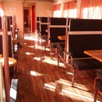 Il sole invade la carrozza del Treno prima del viaggio