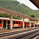 Il Treno dei Sapori in stazione ad accogliere i viaggiatori