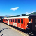 Il Treno dei Sapori durante una delle tappe del viaggio